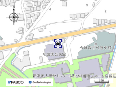 今城塚公民館地図