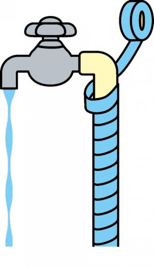 水道管の凍結防止方法