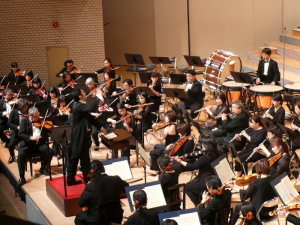 ホールでのオーケストラ公演のイメージ画像
