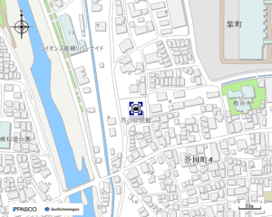 芥川公民館地図