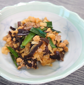 食べたら餃子そぼろ