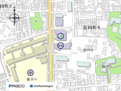 富田青少年交流センター地図