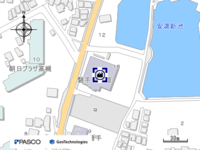 磐手公民館地図