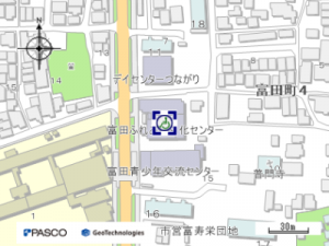 富田ふれあい文化センター地図