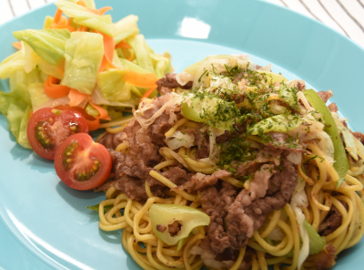 野菜しっかり焼きそばワンプレートの写真