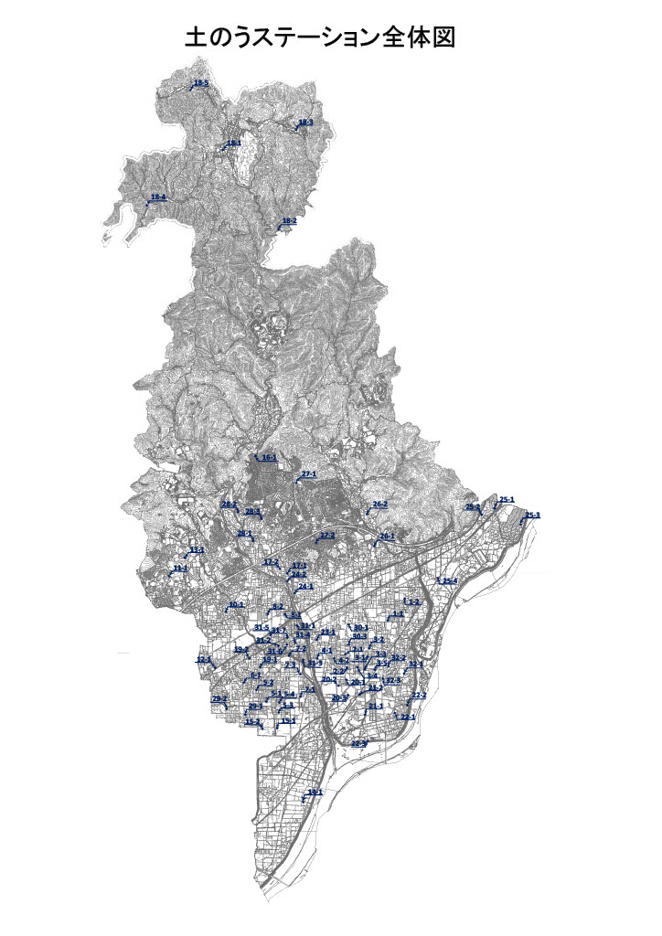 土のうステーション全体図の画像