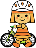 自転車ヘルメットはにたん