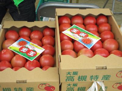 高槻産トマトの写真