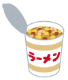 カップ麺のイラスト