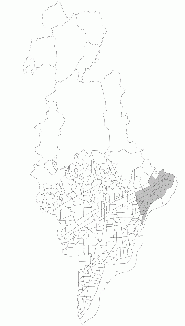 水無瀬川周辺地域の図