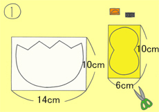 作り方手順1を示したイラスト