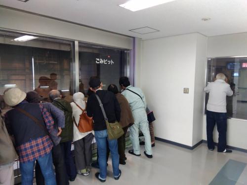 ごみピット見学の様子その２