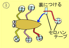 作り方手順3を示したイラスト