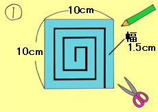 作り方手順1を示したイラスト