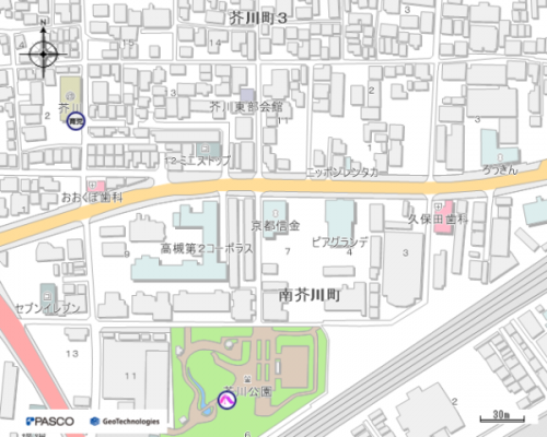 京都信用金庫高槻支店の地図