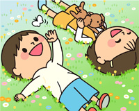 週刊たかメールトップ画像「野原で春を満喫」