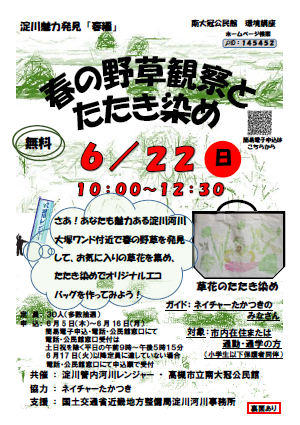 ちらし 淀川魅力発見春編