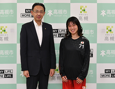 池上さんと濱田市長