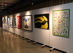 令和6年の高槻市美術展覧会の展示の様子