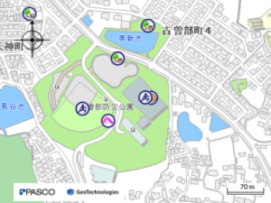 古曽部 地図