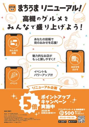 まちうま　リニューアル企画　ポイントアップキャンペーン