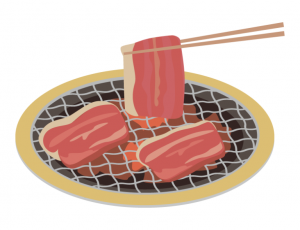 焼肉のイラスト