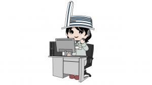 エネルギーセンター第三工場の運転監視を行うマスコットキャラクターえこな