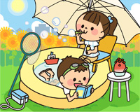 週刊たかメールトップ画像「充実・満喫の夏休み！」