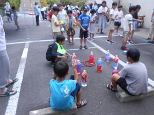 輪投げの様子