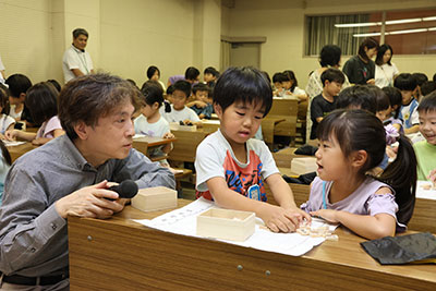浦野八段と小１児童