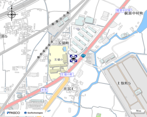 五領公民館地図