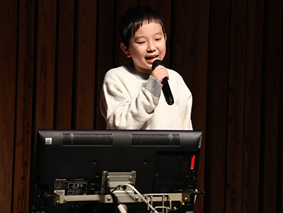 子ども歌グランプリの様子