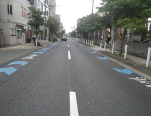 自転車通行空間ネットワークの構築の画像