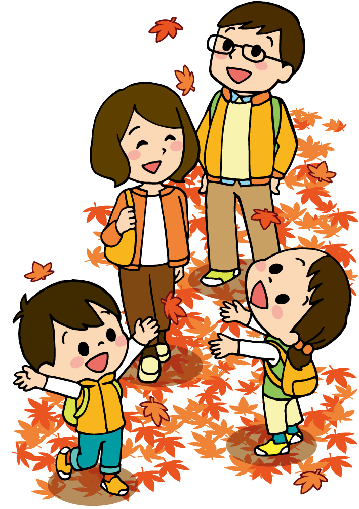 A_13_007紅葉狩り家族イラストCS6