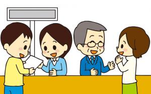 窓口のイメージイラスト