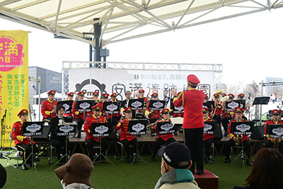 消防音楽隊パフォーマンス