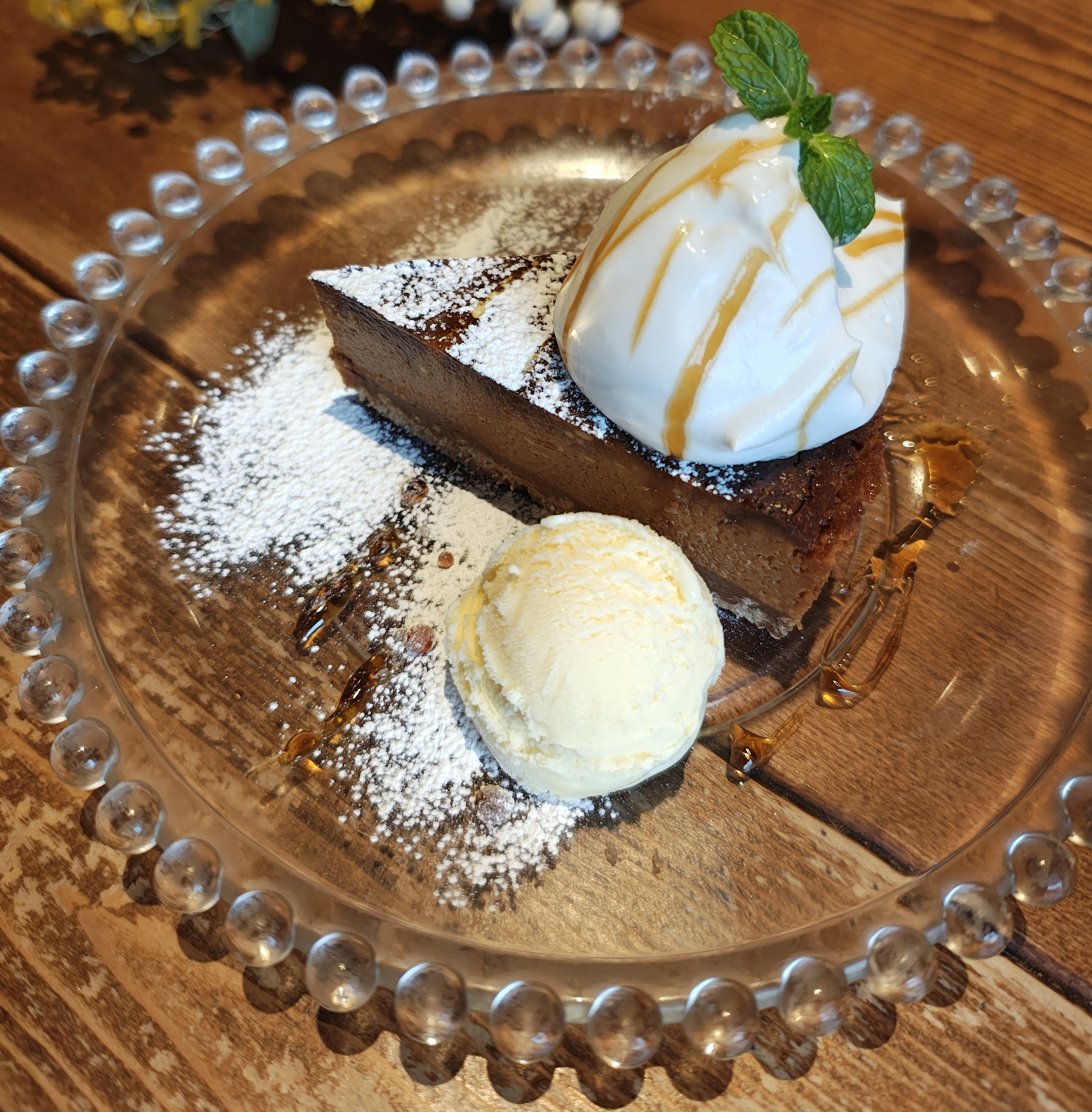 キャラメルチョコのNYチーズケーキ