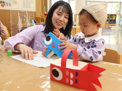 こいのぼりバッグ工作の日