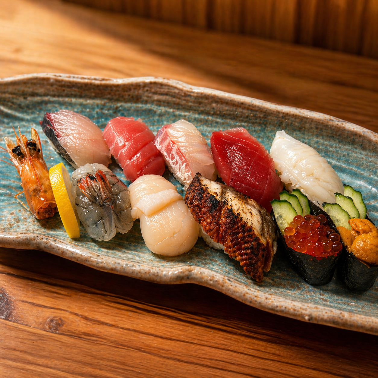 特上にぎり盛り合わせ