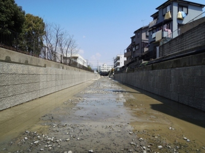 工事完了後の水路の画像