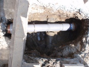 下水管の補修（施工後）の写真