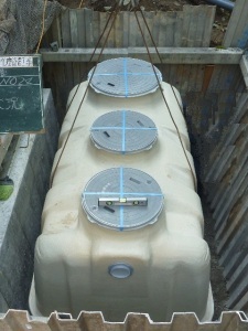 浄化槽の設置状況写真