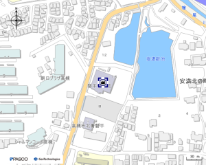 磐手公民館周辺の地図