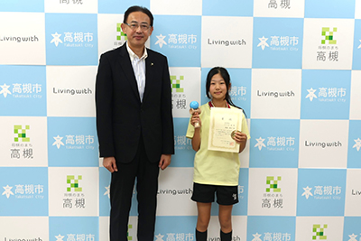 けん玉全国大会出場表敬訪問