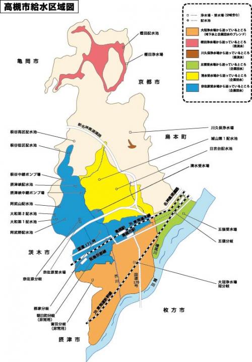 給水区域図
