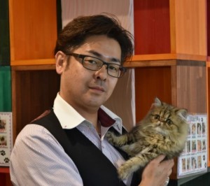 「猫さんが大好きな方は是非一度お越しください」と店主の大嶽さん。の画像