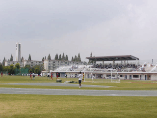 陸上競技場の風景