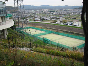 芥川緑地テニスコートの画像
