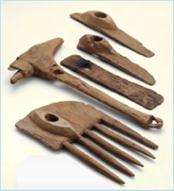 木製の農工具の画像