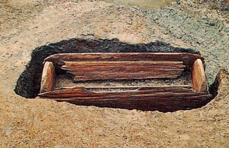 木棺の画像